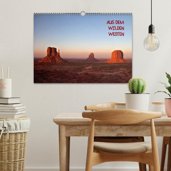 Produktbild: Aus dem wilden Westen (Wandkalender 2026 DIN A3 quer), CALVENDO Monatskalender