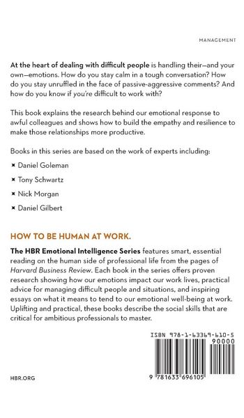 Produktbild: Dealing with Difficult People (HBR Emotional Intelligence Series)