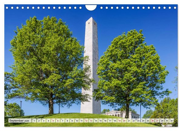 Produktbild: Stadtansichten aus Boston (Wandkalender 2026 DIN A4 quer), CALVENDO Monatskalender