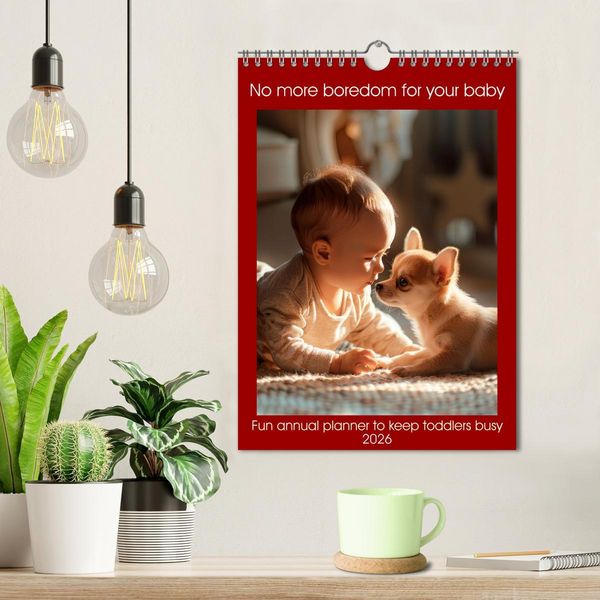 Produktbild: No more boredom for your baby (Wall Calendar 2026 DIN A4 portrait), CALVENDO 12 Month Wall Calendar