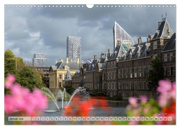 Produktbild: Den Haag - k&ouml;nigliche Stadt am Meer (Wandkalender 2026 DIN A3 quer), CALVENDO Monatskalender