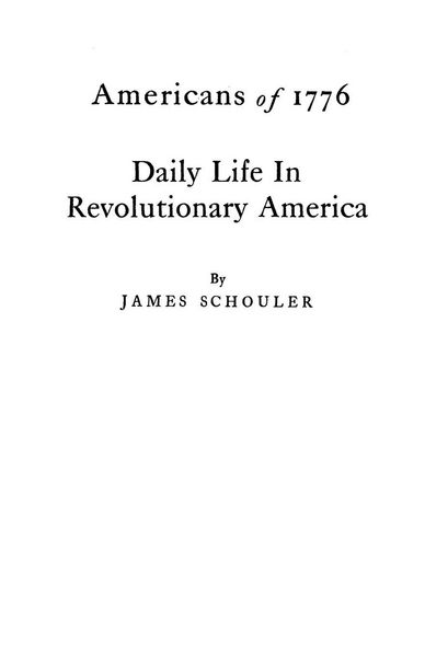 Produktbild: Americans of 1776