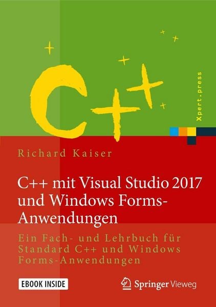 Produktbild: C++ mit Visual Studio 2017 und Windows Forms-Anwendungen
