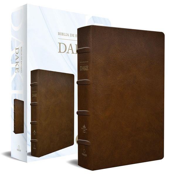 Produktbild: Biblia de Estudio Dake, Rvr 1960 Tama&ntilde;o Grande, Piel Marr&atilde;3n / Spanish Rvr 1960 Dake Study Bible, Large Size, Brown Leather