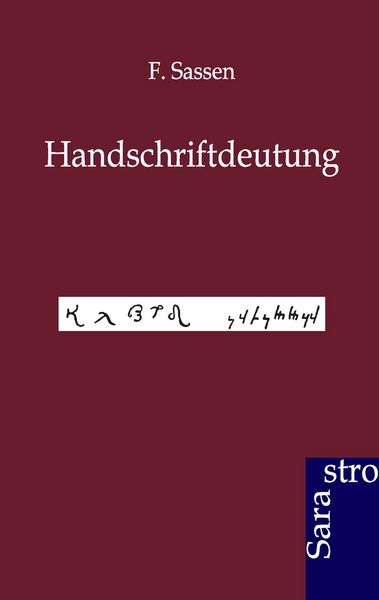 Produktbild: Handschriftdeutung