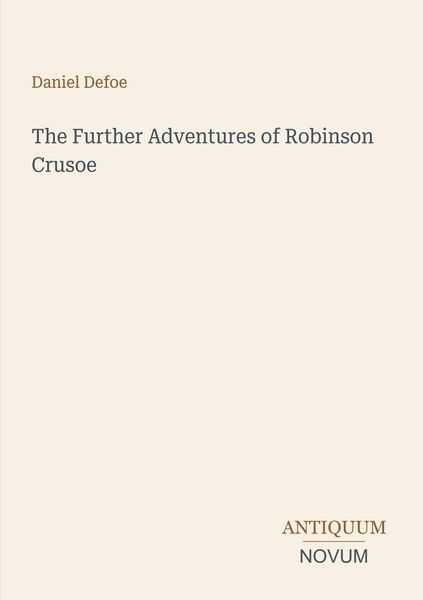 Produktbild: The Further Adventures of Robinson Crusoe
