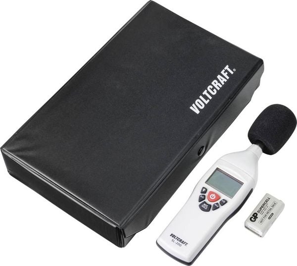 Produktbild: VOLTCRAFT Schallpegel-Messger&auml;t SL-200 30 - 130 dB 31.5Hz - 8kHz