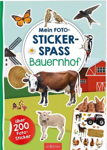 Mein Foto-Stickerspaß – Bauernhof, Taschenbuch von , arsedition, 9783845837079
