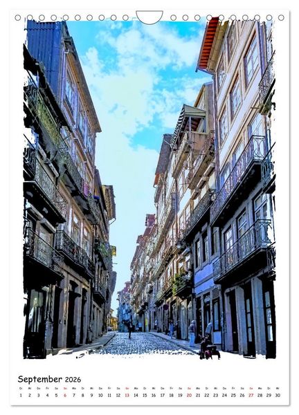 Produktbild: Porto Perle am Douro (Wandkalender 2026 DIN A4 hoch), CALVENDO Monatskalender