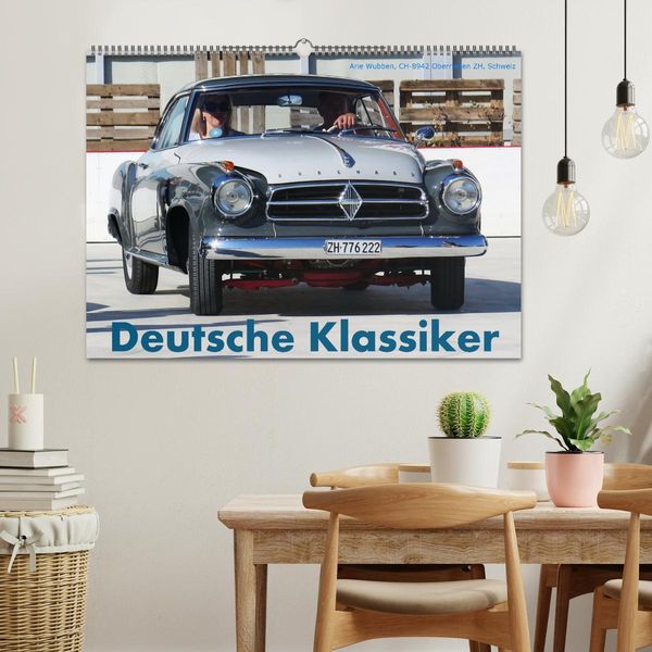 Produktbild: Deutsche Klassiker (Wandkalender 2026 DIN A2 quer), CALVENDO Monatskalender