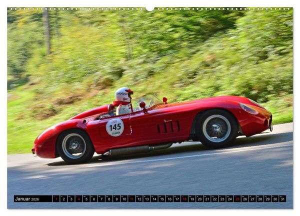 Produktbild: Italienische Oldtimer am Berg (hochwertiger Premium Wandkalender 2026 DIN A2 quer), Kunstdruck in Hochglanz