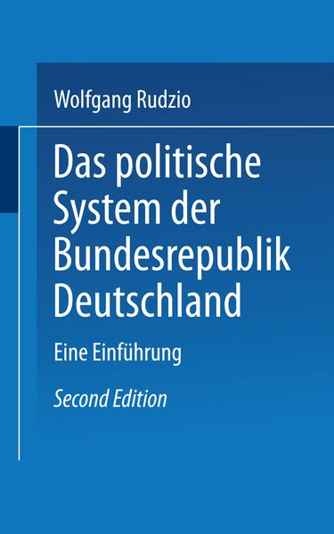 Produktbild: Das politische System der Bundesrepublik Deutschland
