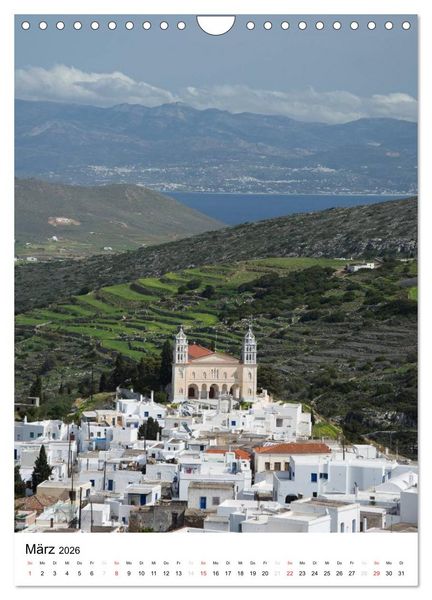 Produktbild: Liebenswertes Paros, Insel der Kykladen (Wandkalender 2026 DIN A4 hoch), CALVENDO Monatskalender