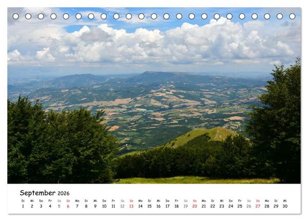 Produktbild: Die Marken, Impressionen aus dem unbekannten Italien (Tischkalender 2026 DIN A5 quer), CALVENDO Monatskalender