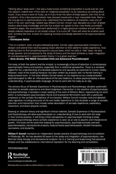 Produktbild: Somatic Experience in Psychoanalysis and Psychotherapy