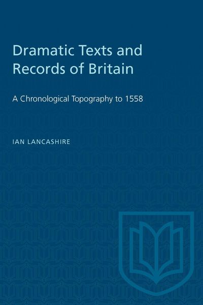 Produktbild: Dramatic Texts and Records of Britain