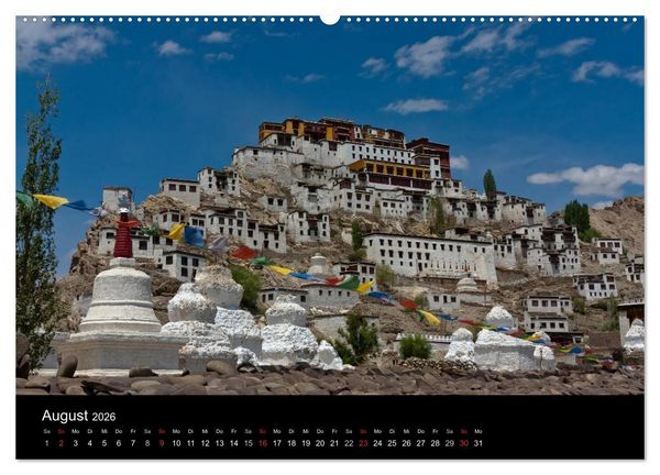 Produktbild: Buddhismus im Himalaya (hochwertiger Premium Wandkalender 2026 DIN A2 quer), Kunstdruck in Hochglanz
