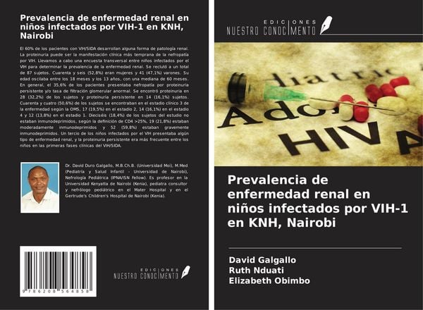 Produktbild: Prevalencia de enfermedad renal en ni&ntilde;os infectados por VIH-1 en KNH, Nairobi