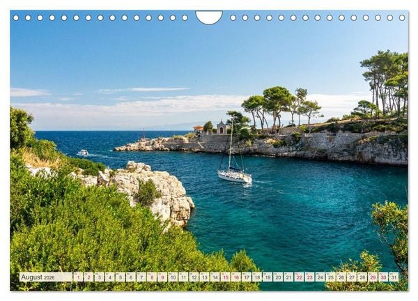 Produktbild: Traumk&uuml;sten: Eine Maritime Reise um die Welt (Wandkalender 2026 DIN A4 quer), CALVENDO Monatskalender