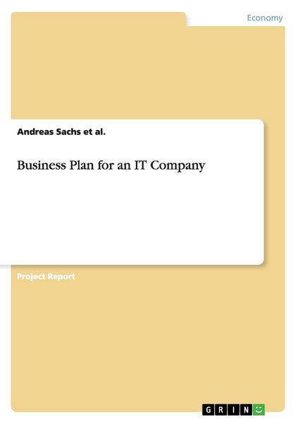 Produktbild: Business Plan for an IT Company
