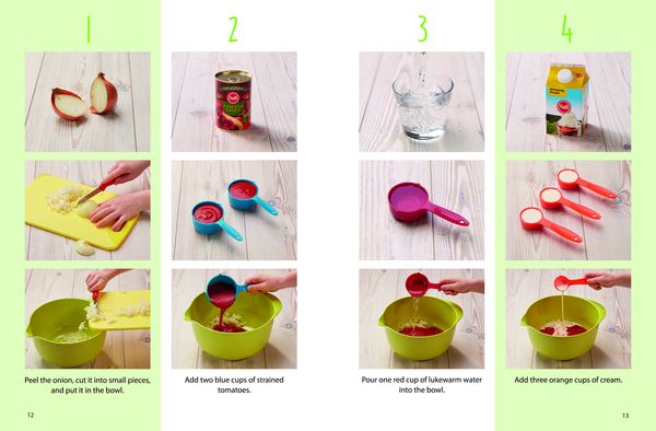 Produktbild: Kids Easy Cup Cookbook: Cooking with Kids (Part 2), Cooking box set incl. 5 colorful measuring cups