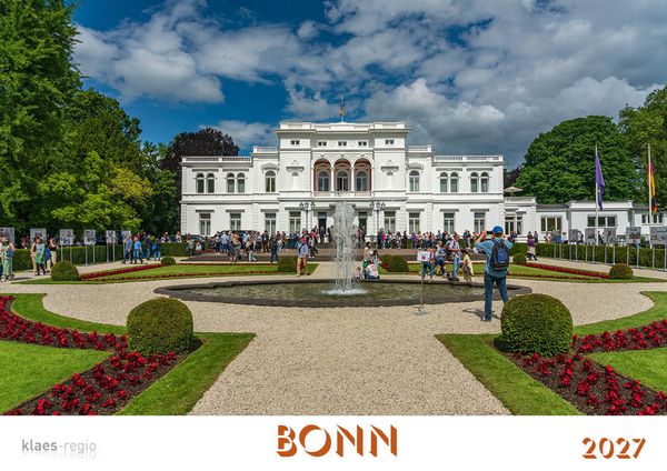 Produktbild: Bonn 2027 Bildkalender A4 quer, spiralgebunden