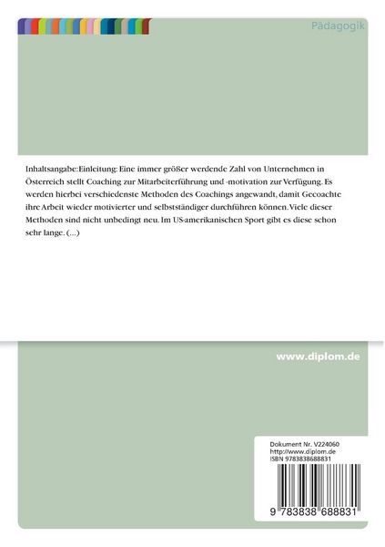 Produktbild: Coaching als Lernm&ouml;glichkeit in der Erwachsenenbildung