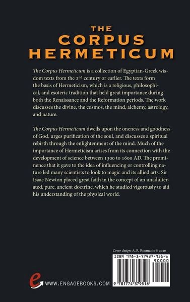 Produktbild: The Corpus Hermeticum (Deluxe Library Edition)