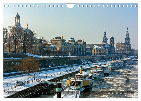 Produktbild: Dresden, ein Jahr an der Elbe (Wandkalender 2027 DIN A4 quer), CALVENDO Monatskalender