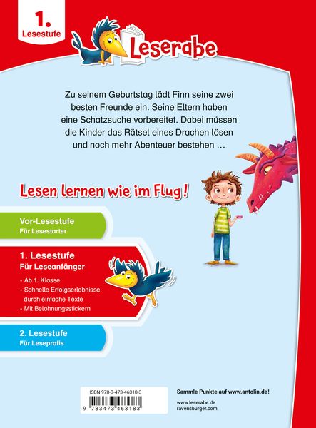 Produktbild: Leserabe 1. Lesestufe - Ein fantastischer Geburtstag