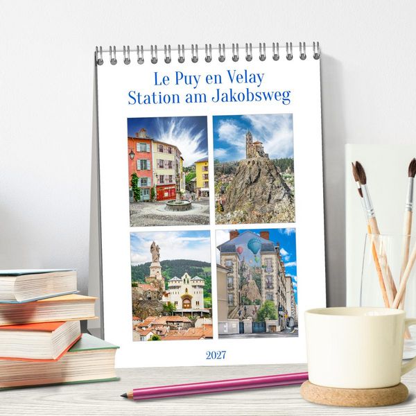 Produktbild: Le puy en Velay, Station am Jakobsweg (Tischkalender 2027 DIN A5 hoch), CALVENDO Monatskalender