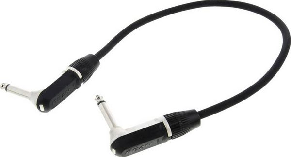 Produktbild: Cordial CFI0,3RR Klinke Klinken Kabel [1x Klinkenstecker 6.35 mm - 1x Klinkenstecker 6.35 mm] 30.00 cm Schwarz