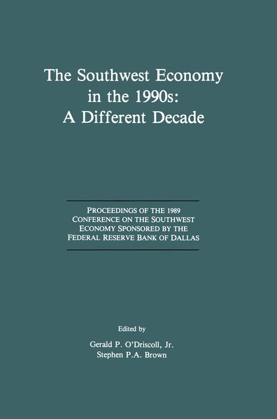 Produktbild: The Southwest Economy in the 1990s: A Different Decade