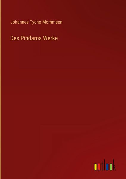 Produktbild: Des Pindaros Werke