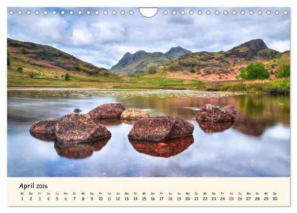 Produktbild: Lake District England (Wandkalender 2026 DIN A4 quer), CALVENDO Monatskalender