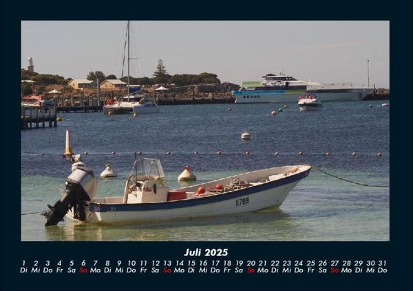 Produktbild: Boote 2025 Fotokalender DIN A4