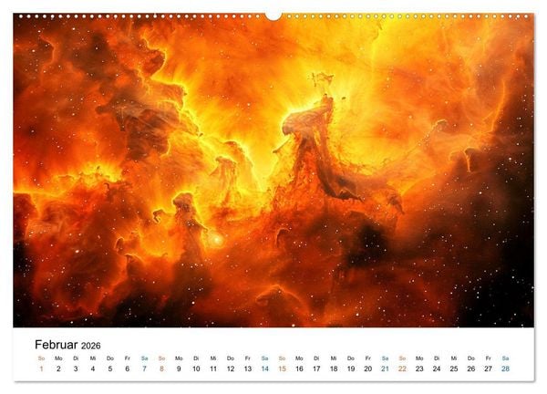 Produktbild: Strahlende Sternennebel (Wandkalender 2026 DIN A2 quer), CALVENDO Monatskalender