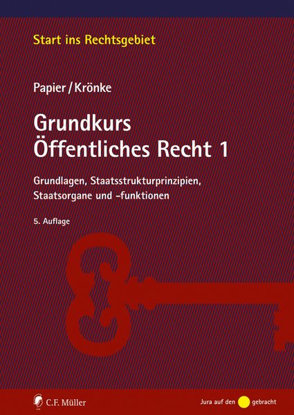 Produktbild: Grundkurs &Ouml;ffentliches Recht 1