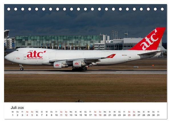 Produktbild: Flieger von Boeing (Tischkalender 2026 DIN A5 quer), CALVENDO Monatskalender