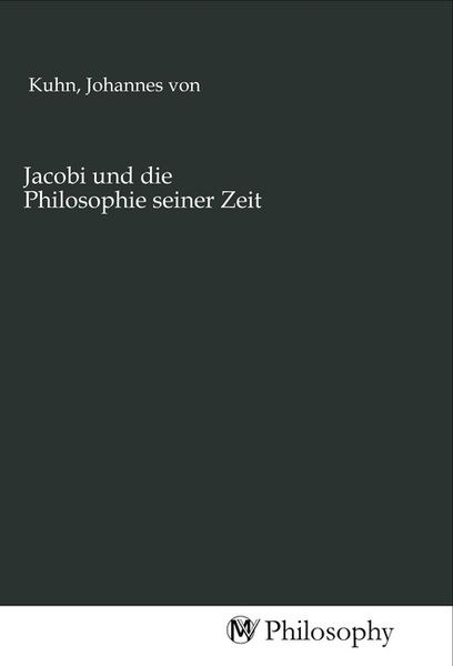 Produktbild: Jacobi und die Philosophie seiner Zeit
