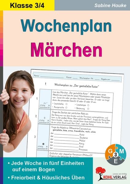 Produktbild: Wochenplan M&auml;rchen / Klasse 3-4