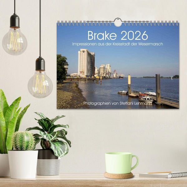 Produktbild: Brake 2026. Impressionen aus der Kreisstadt der Wesermarsch (Wandkalender 2026 DIN A4 quer), CALVENDO Monatskalender
