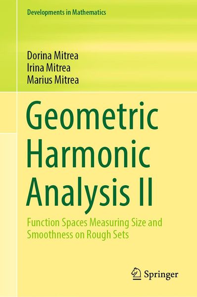 Produktbild: Geometric Harmonic Analysis II