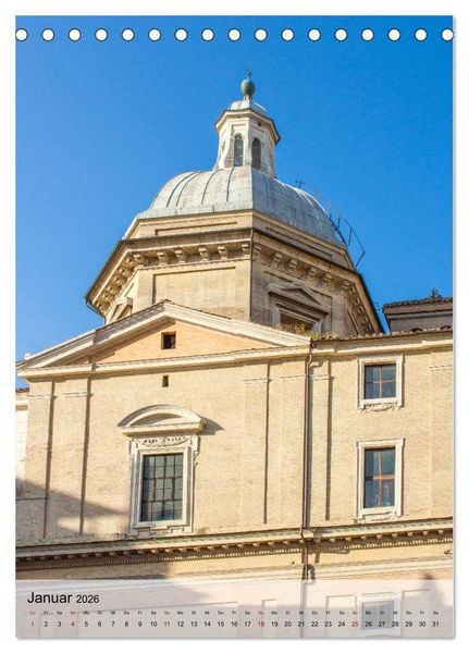 Produktbild: Kirchen in Rom (Tischkalender 2026 DIN A5 hoch), CALVENDO Monatskalender