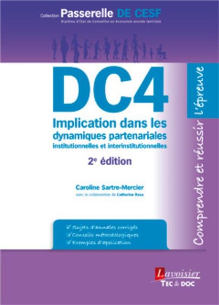Produktbild: DC4 Implication dans les dynamiques partenariales institutionnelles et