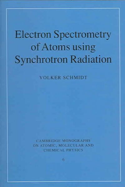 Produktbild: Electron Spectrometry of Atoms Using Synchrotron Radiation
