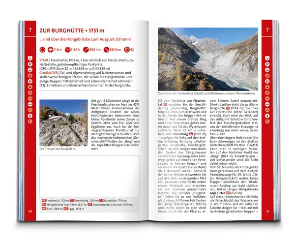 Produktbild: KOMPASS Wanderf&uuml;hrer Wallis, 80 Touren