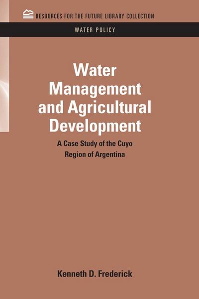 Produktbild: Water Management and Agricultural Development
