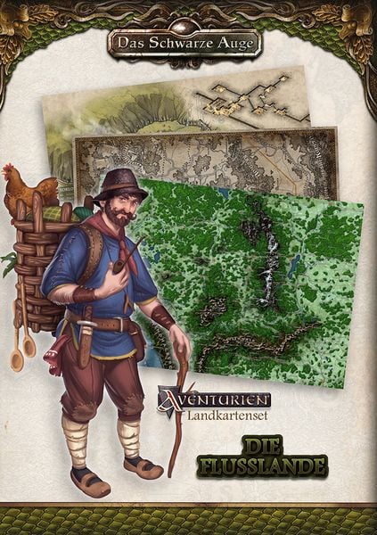 Produktbild: DSA - Landkartenset Die Flusslande
