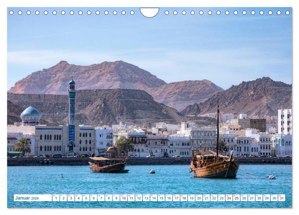 Produktbild: Oman - Ein Land aus 1001 Nacht (Wandkalender 2026 DIN A4 quer), CALVENDO Monatskalender